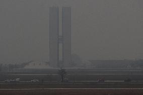 Brasilia Covered In Smoke From Wildfires - Brazil