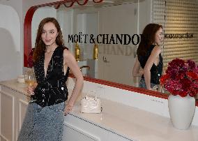 US Open - Phoebe Dynevor At Moet & Chandon Clubhouse