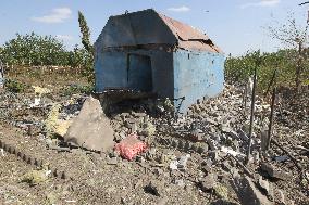 Aftermath of August 26 Russian attack in Dnipropetrovsk region