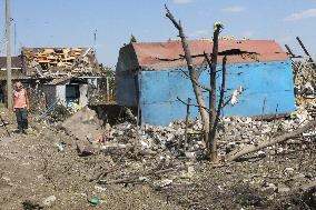 Aftermath of August 26 Russian attack in Dnipropetrovsk region