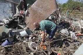 Aftermath of August 26 Russian attack in Dnipropetrovsk region