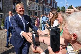 Dutch Royals Pays Regional Visit To Walcheren - Netherlands