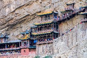 Xuankong Temple in Datong