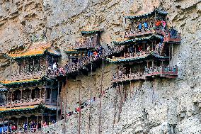 Xuankong Temple in Datong