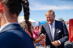 Dutch Royals Pays Regional Visit To Walcheren - Netherlands