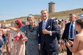 Dutch Royals Pays Regional Visit To Walcheren - Netherlands