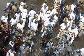 Students Protest March Against Doctor Rape And Murder In Kolkata, India