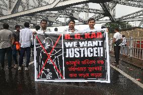 Students Protest March Against Doctor Rape And Murder In Kolkata, India