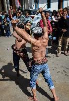 Rattan War Ritual For Safety And Prosperity To Gods In Indonesia