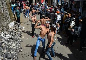 Rattan War Ritual For Safety And Prosperity To Gods In Indonesia