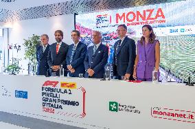 Press Conference Of Presentation Of F1 Grand Prix Of Italy 2024