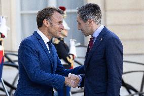 Emmanuel Macron meets with Ireland Prime Minister - Paris