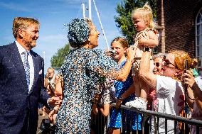 Dutch Royals Pays Regional Visit To Walcheren - Netherlands