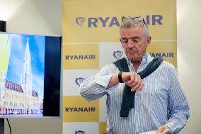 Ryanair Press Conference - Brussels