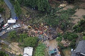 Landslide in central Japan