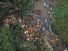 Landslide in central Japan