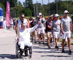 Paris 2024 Paralympics - Torch Relay In Fontainebleau