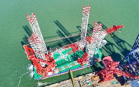 First Offshore Wind Power Installation Platform Delivered