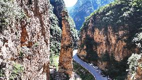 Feihuyu Valley Scenery in Zhangjiakou