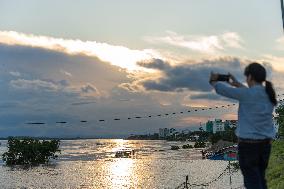 Mekong Water Level Rises - Vientiane