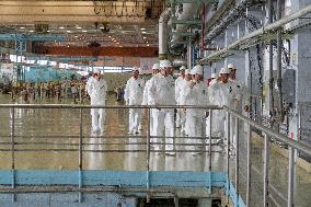 IAEA’s Grossi Visits Kursk Nuclear Power Plant - Russia