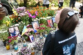 Opening of Iryna Farion commemorative plaque in Lviv