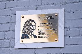 Opening of Iryna Farion commemorative plaque in Lviv