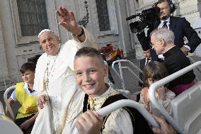 Pope Francis Wednesday Audience - Vatican