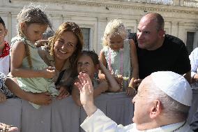 Pope Francis Wednesday Audience - Vatican