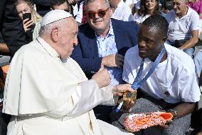 Pope Francis Wednesday Audience - Vatican