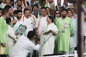 Chief Minister Of Bengal Mamata Banerjee And Abhishek Banerjee