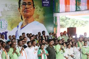 Chief Minister Of Bengal Mamata Banerjee And Abhishek Banerjee