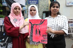 Junior Doctors And Medical Students Take Part A Protest March Against The Rape And Murder Of A PGT Woman Doctor Murder