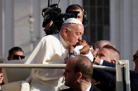 Pope Francis Leads Wednesday's General Audience In Saint Peter's Square