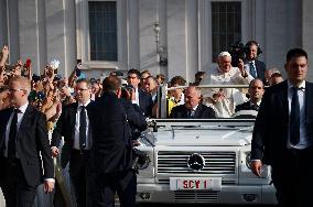 Pope Francis Leads Wednesday's General Audience In Saint Peter's Square