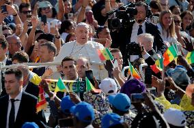 Pope Francis Leads Wednesday's General Audience In Saint Peter's Square