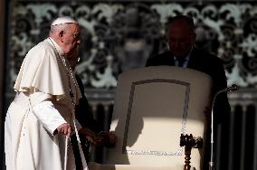 Pope Francis Leads Wednesday's General Audience In Saint Peter's Square