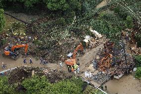 Landslide in central Japan