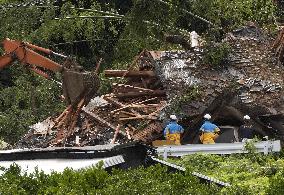 Landslide in central Japan