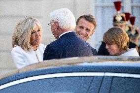 French And German Presidents Meet - Paris