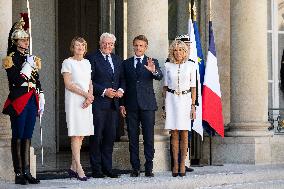 French And German Presidents Meet - Paris