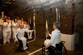 Paris 2024 Paralympics - Paralympic torch starts festive tour of France following historic Channel Tunnel crossing