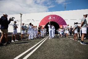 Paris 2024 Paralympics - Paralympic torch starts festive tour of France following historic Channel Tunnel crossing