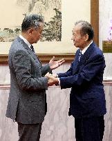 Ex-LDP secretary general Nikai in Beijing