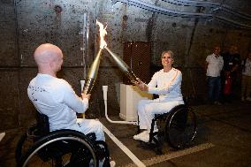 Paris 2024 Paralympics - Paralympic torch starts festive tour of France following historic Channel Tunnel crossing