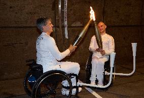 Paris 2024 Paralympics - Paralympic torch starts festive tour of France following historic Channel Tunnel crossing