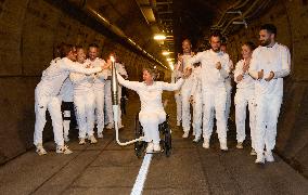 Paris 2024 Paralympics - Paralympic torch starts festive tour of France following historic Channel Tunnel crossing