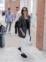 81st Mostra - Camille Cottin At Airport