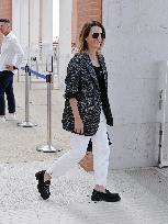 81st Mostra - Camille Cottin At Airport