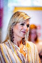 Queen Maxima Visits Money Affairs Helpdesk - The Hague